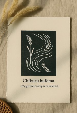 Chikuru Kufema – Ancestral Lines Print